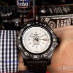 Perfect Replica Breitling Avenger Steel Case White Dial Rubber Strap 43mm Quartz Watch 
